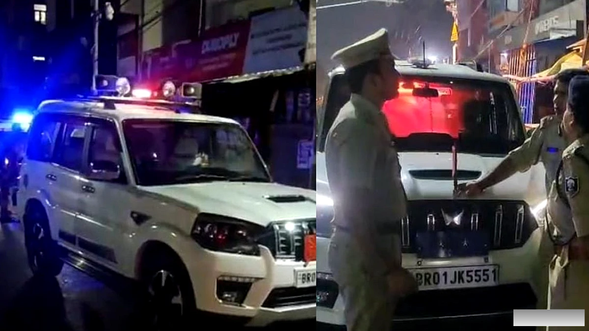 देर रात पटना में पुलिस के ऊँचे अधिकारी ने अचानक गश्त की, सख्ती के निर्देश दिए