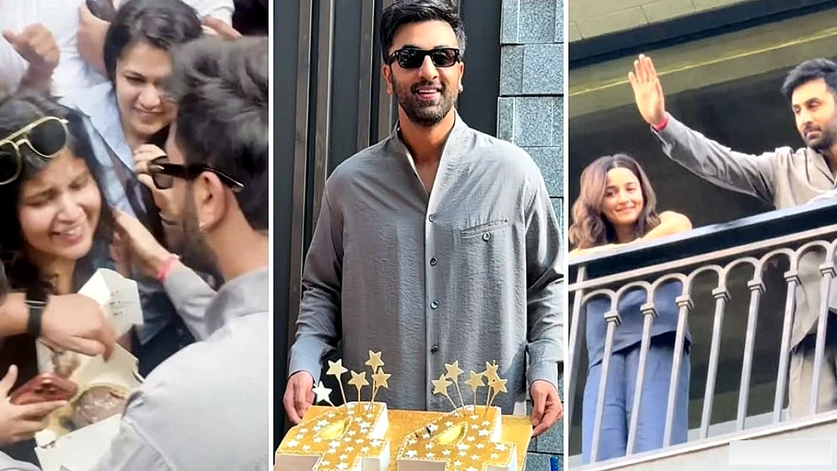रनबीर कपूर का 44वां जन्मदिन: नए घर में फैंस के साथ मनाया पहला जश्न, महिलाओं की होश उड़ गई