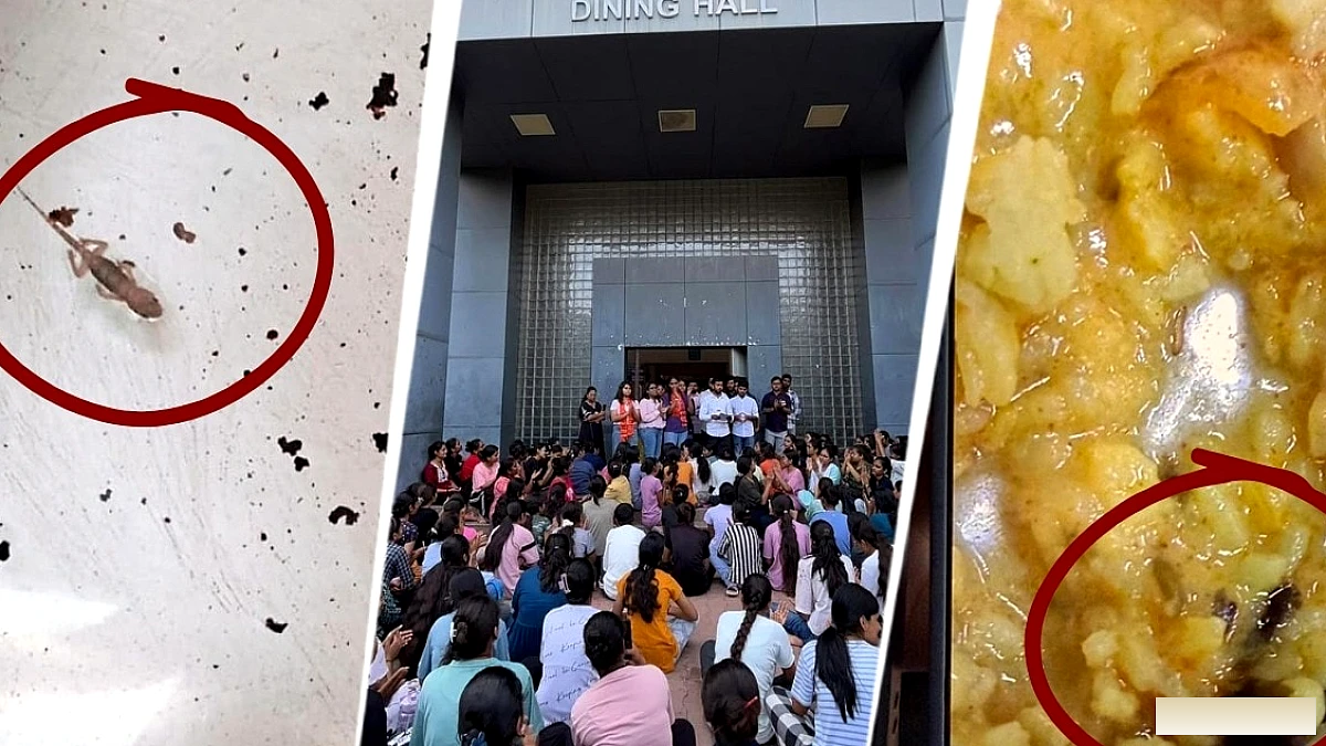 गुजरात यूनिवर्सिटी के सरकारी हॉस्टल में खाने में कीड़े, छात्राओं ने धरना दिया, एजेंसी पर 25,000 रुपये का जुर्माना