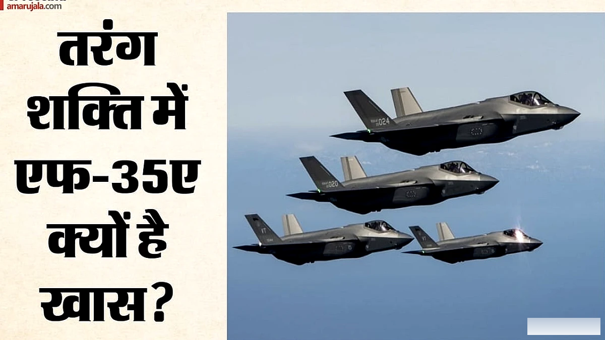 तरंग शक्ति‑2026 में F‑35A का शामिल होना: भारत‑पाकिस्तान सीमा पर संभावित बड़े संघर्ष की तैयारी?