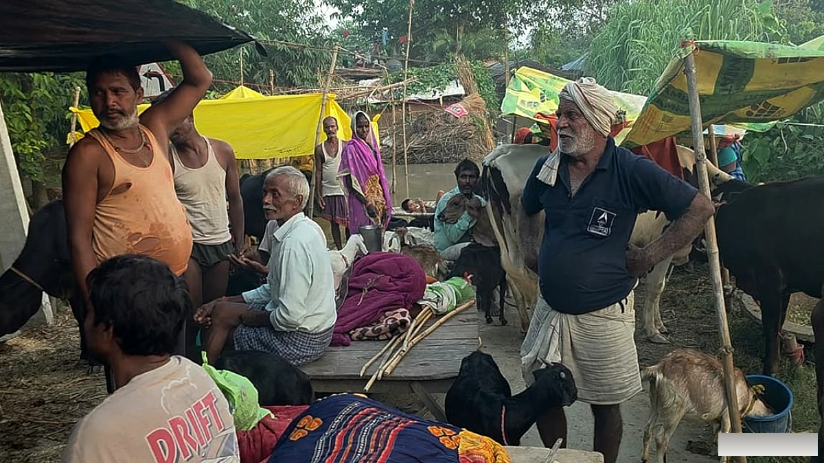 गोपालगंज में गंडक उफान पर, 30 से अधिक गांव जलमग्न, 25 हजार की आबादी बाढ़ से प्रभावित