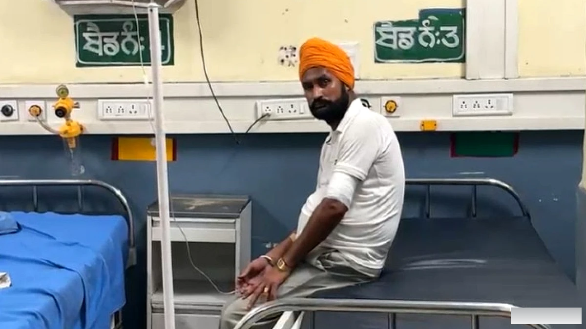 अजनाला थाने के ASI सुखचैन सिंह पर अचानक फायरिंग, बगल में चोट, अस्पताल में भर्ती