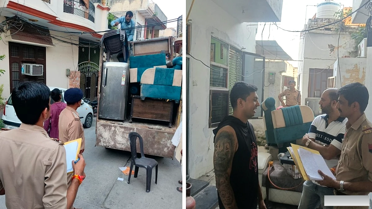 शामली में अंकित बालियान हत्याकांड के फरार शूटरों के घरों पर पुलिस ने किया दखल
