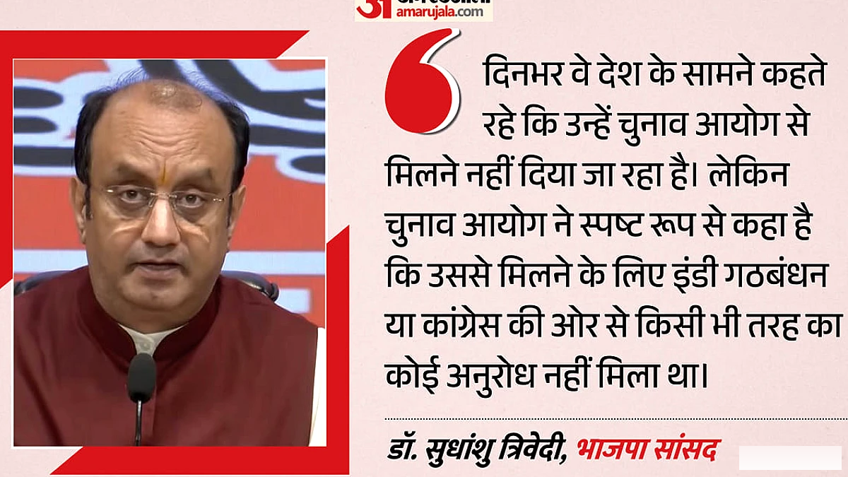 चुनाव आयोग ने उजागर किया राहुल गांधी का झूठ: भाजपा का जवाब