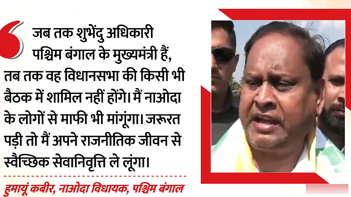 हुमायूं कबीर ने भविष्यवाणी की भाजपा को रेजिनगर में विजयी