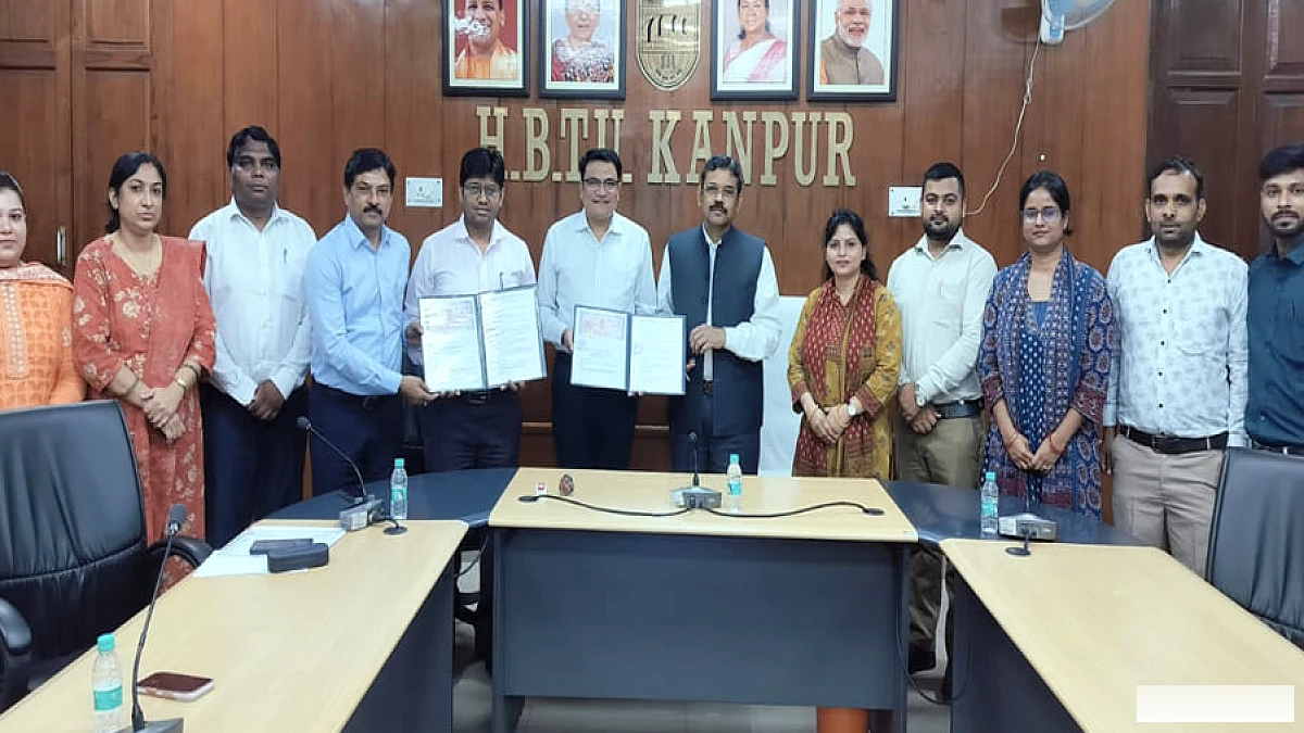 एचबीटीयू के छात्र सीखेंगे नैनोटेक्नोलॉजी, ई‑स्पिन नैनोटेक के साथ हुआ समझौता