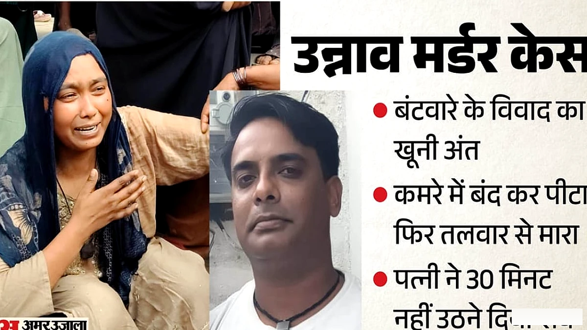 भाइयों ने तलवार से काटा, 20 मीटर तक लहूलुहान भागा, पत्नी बोली- पुलिस की ढिलाई पड़ी भारी