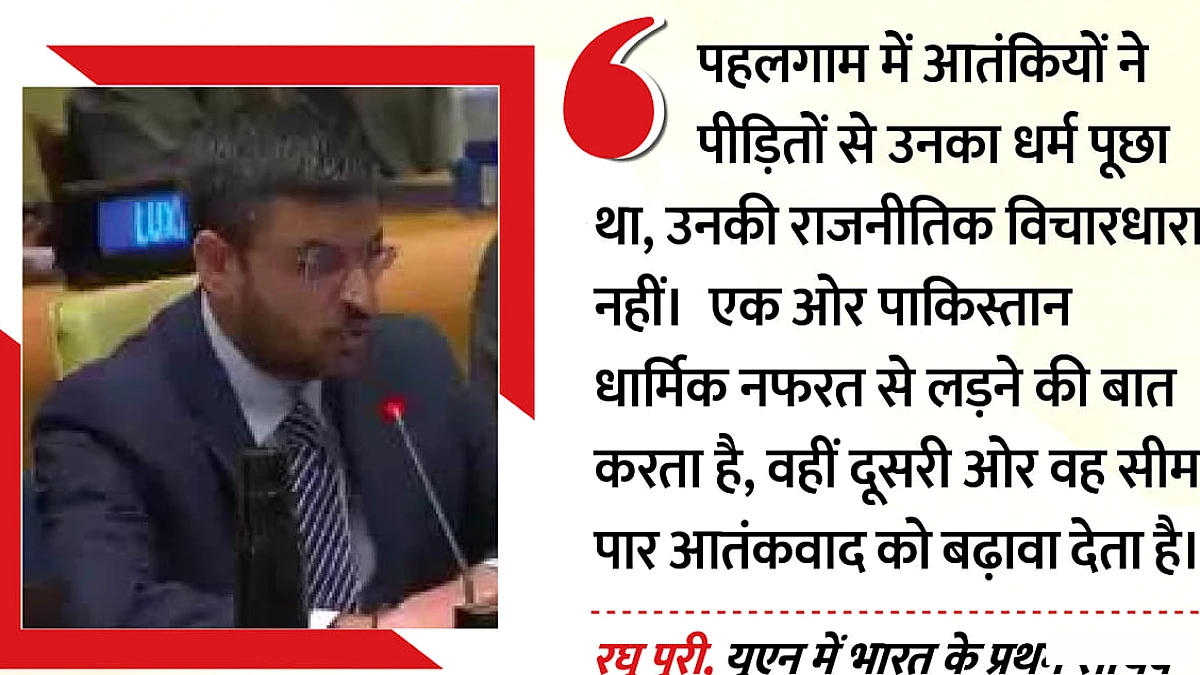 भारत ने यूएन में पाकिस्तान को आतंकवाद पर ठोस कदम उठाने का आग्रह किया