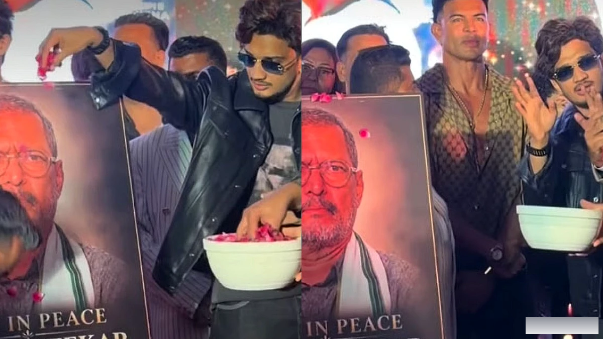 स्टैंड‑अप कॉमेडियन मुनव्वर फारूकी ने नाना पाटेकर को दोबारा श्रद्धांजलि देने से किया इनकार