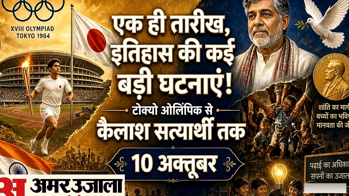 टोक्यो ओलिंपिक से कैलाश सत्यार्थी को नोबेल के एलान तक..., जानें आज की प्रमुख घटनाएं