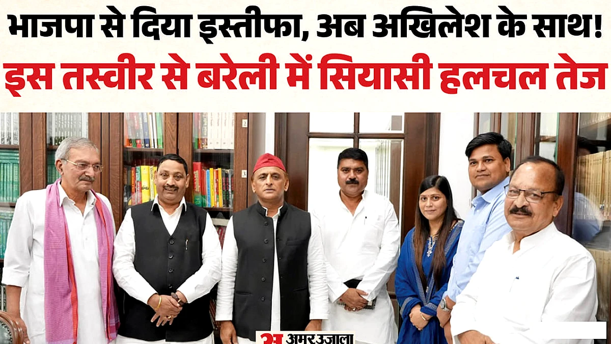 धर्मेंद्र कश्यप की भाजपा बगावत के बाद अखिलेश यादव से मुलाकात, सपा में शामिल होने की अटकलें