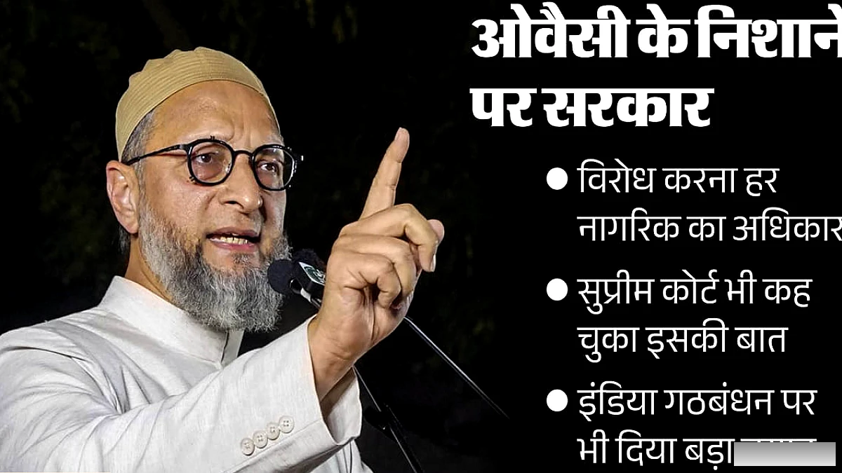 ओवैसी ने सरकार पर हमला किया: मुख्य चुनाव आयुक्त की नियुक्ति के कानून को रद्द करने और SIR को समाप्त करने की मांग