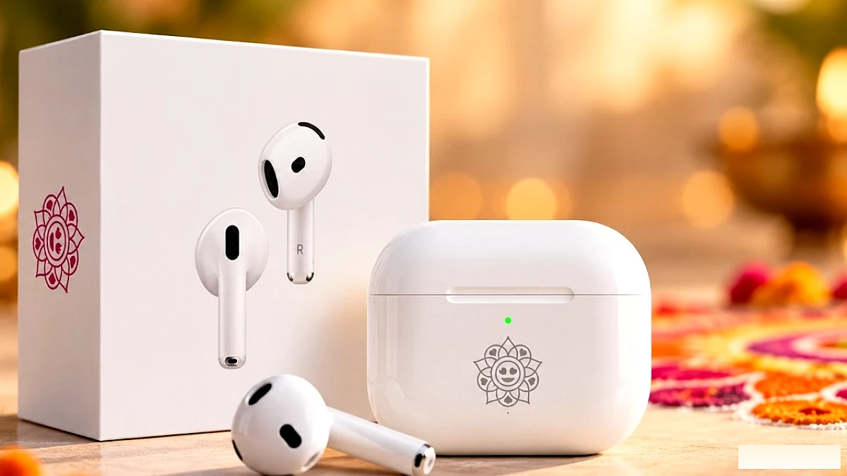 Apple ने लॉन्च किया रंगोली‑थीम वाला AirPods 5, कीमत 17,900 रुपये