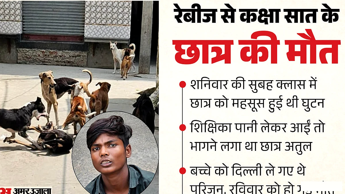 क्लास में पानी के गिलास से चिल्लाकर भागने के बाद 24 घंटे में मौत, यूपी के बिलारी में शोक