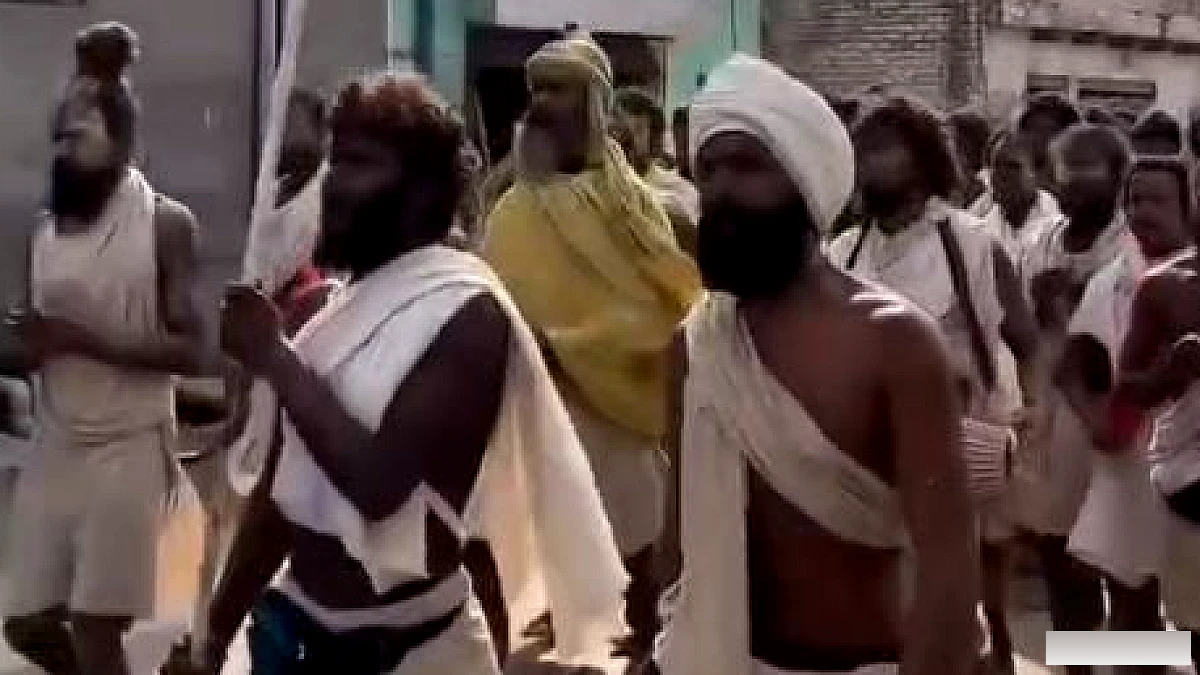 रसिक दुलारी शरण के निधन के बाद वृंदावन में रिंकू सिंह के साथ साधकों की परिक्रमा