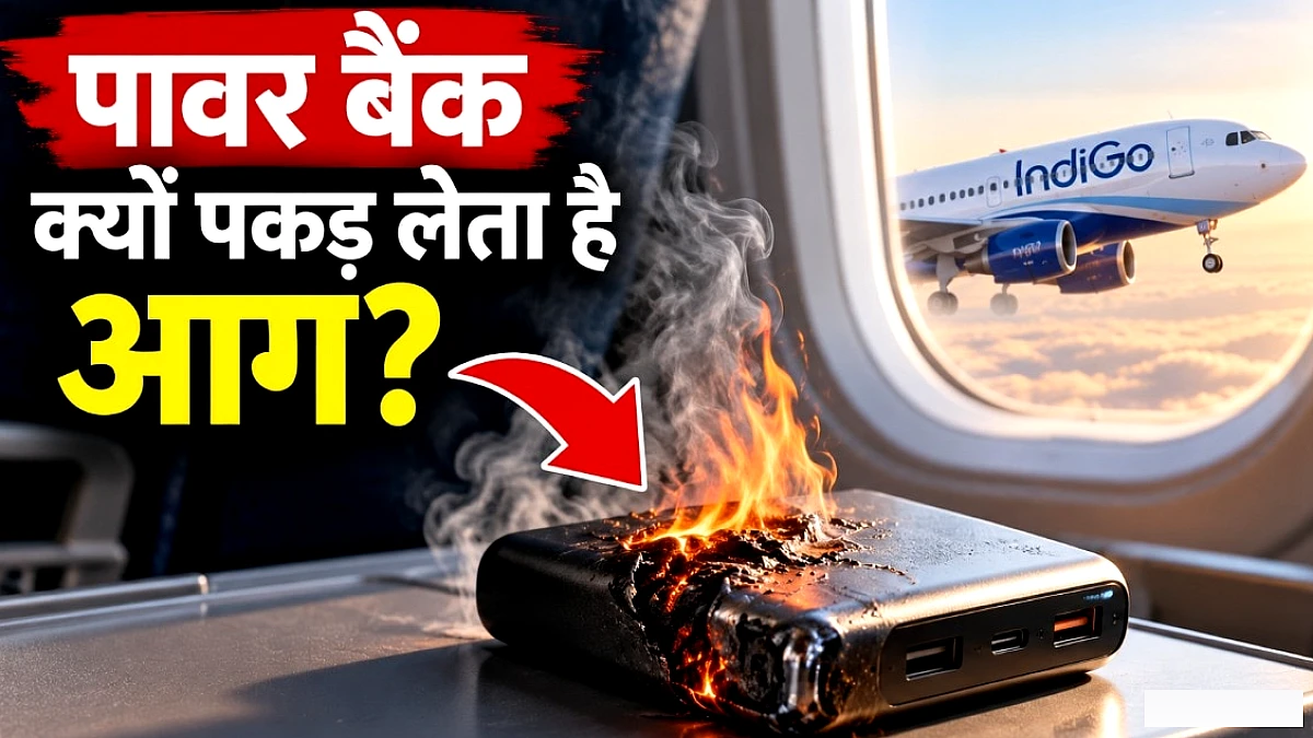 इंडिगो फ्लाइट में पावर‑बैंक फटने से बचें: सुरक्षा उपाय और नियम
