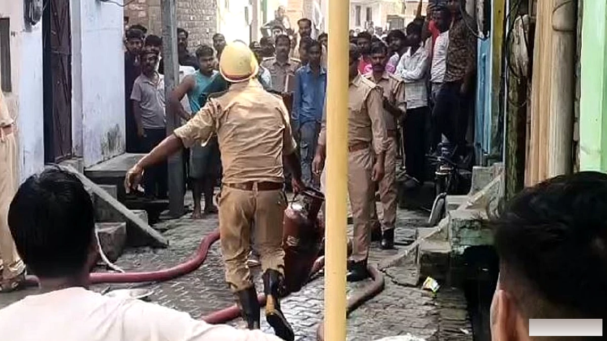 चाय बनाते समय गैस पाइप में लगी आग, मासूम बच्ची की जलकर मौत, परिवार के पांच सदस्य झुलसे