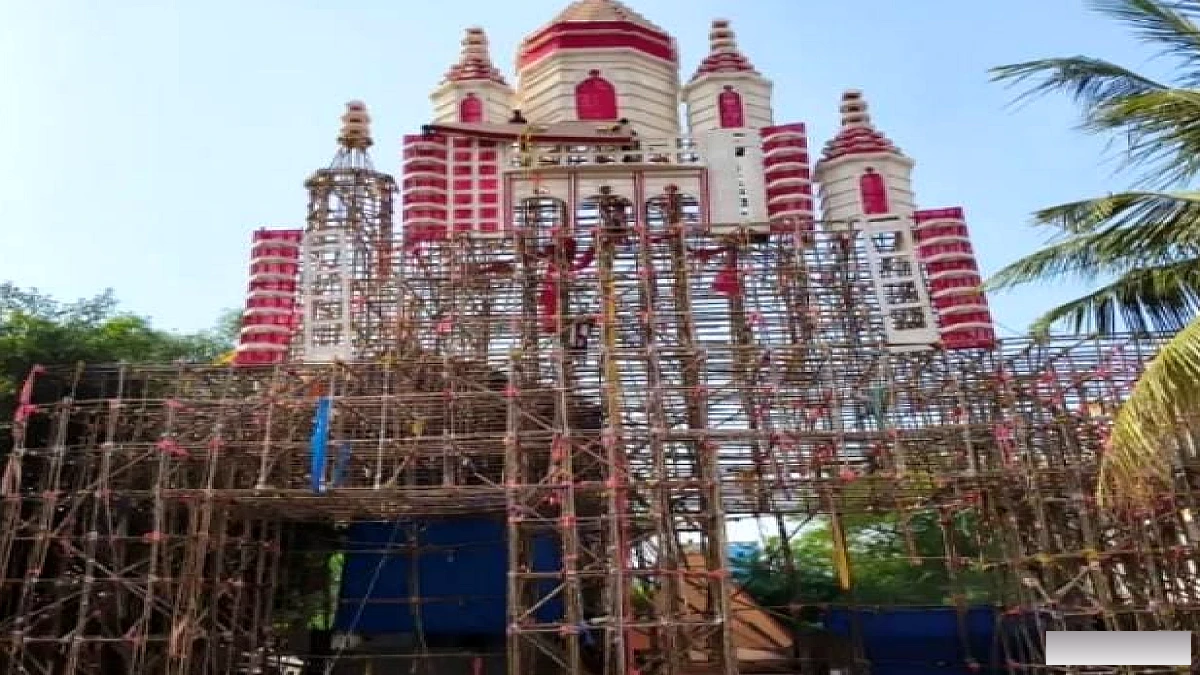 समस्तीपुर में बनेगा 110 फीट ऊंचा दुर्गापूजा पंडाल, 26 फीट की होंगी मां दुर्गा; वृंदावन की झांकी भी सजेगी