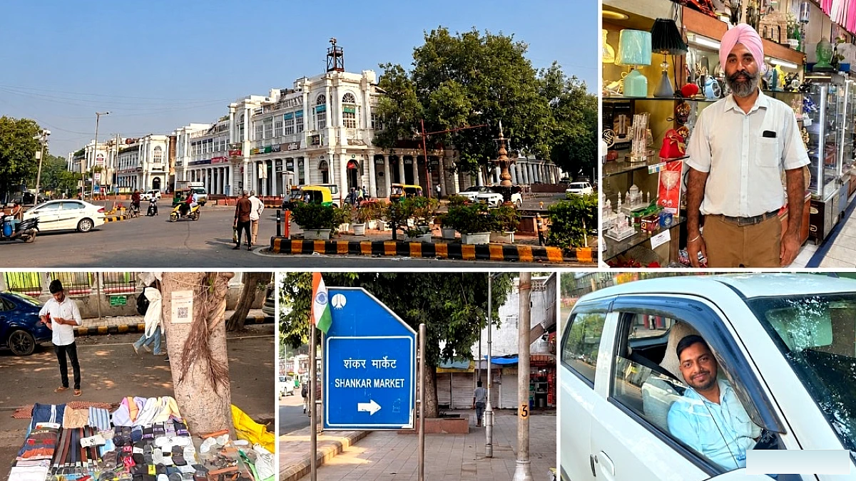 कनॉट प्लेस में प्रदर्शन के कारण दुकानों की दिवाली बिक्री पर भारी धक्का