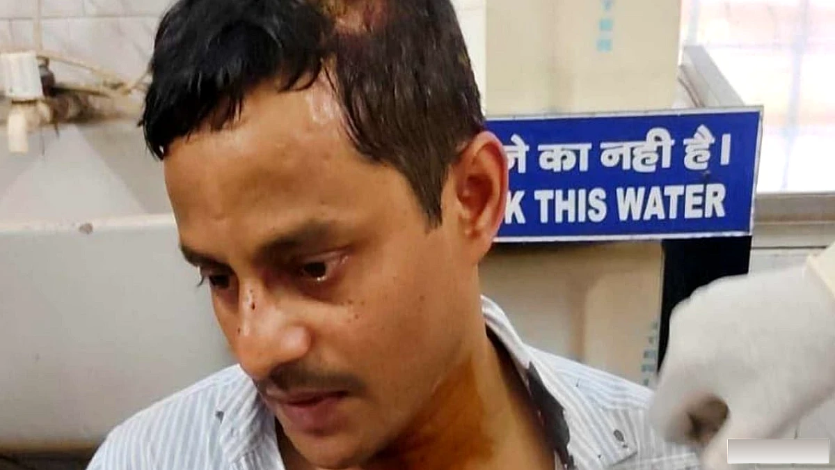 एसटीएफ इंस्पेक्टर पर हेलमेट से हमला, सिर फटा; भाजपा नेता ज्योति शेखर सिंह हिरासत में