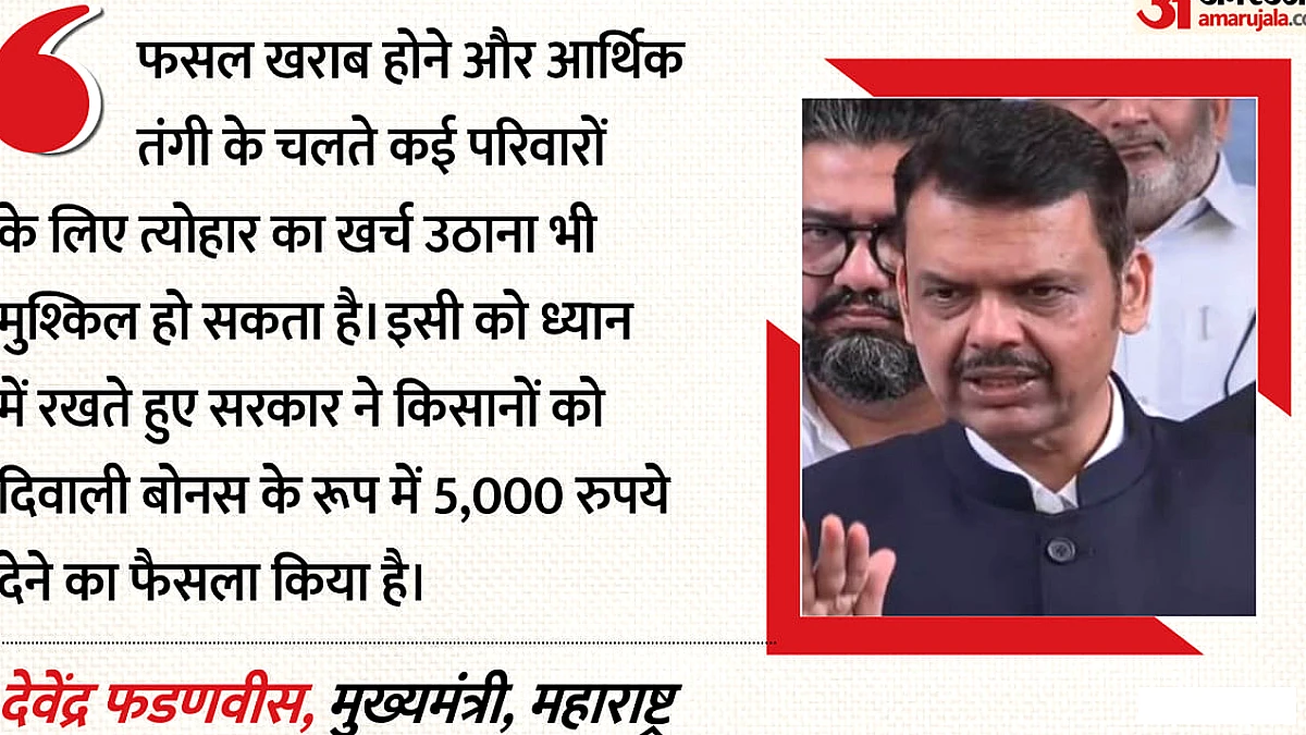 महाराष्ट्र में सूखे पर मरहम: प्रभावित किसानों को दिवाली से पहले 5,000 रुपये मिलने वाला