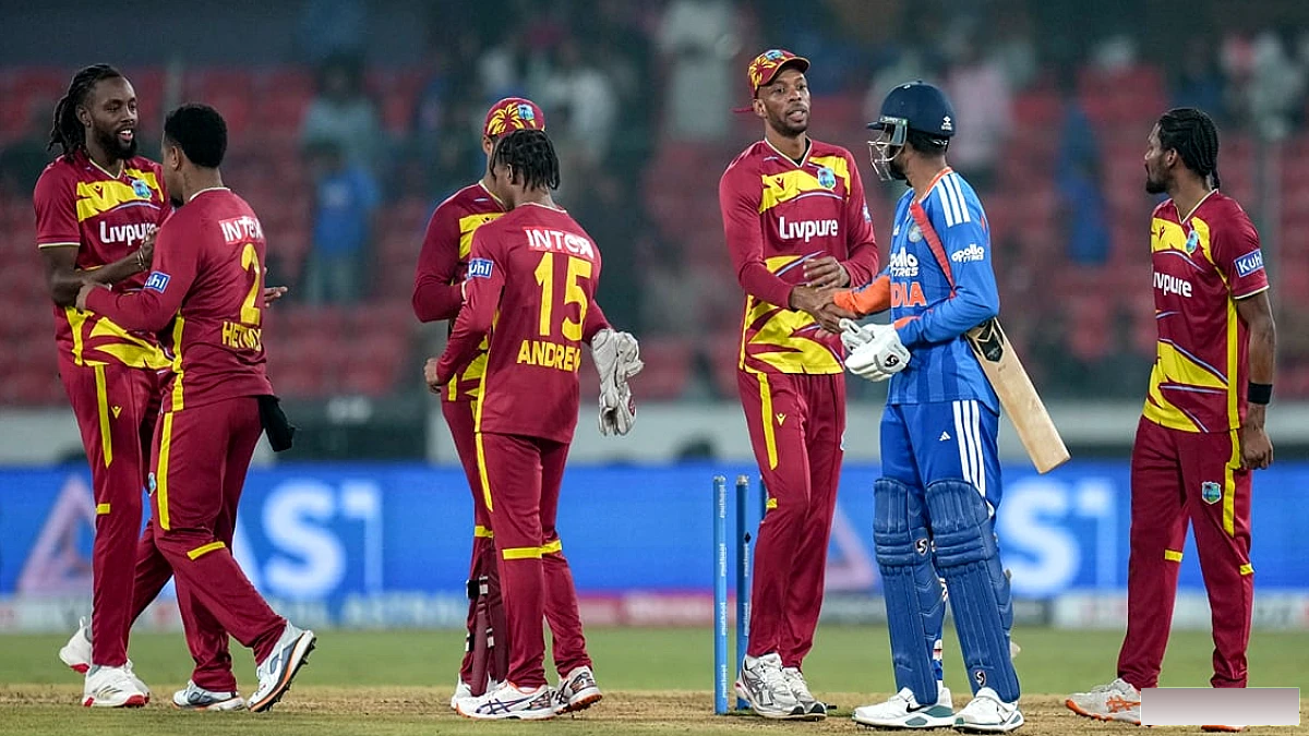 वेस्टइंडीज ने भारत को 24 रन से हराकर सीरीज को 2-2 पर बराबर किया