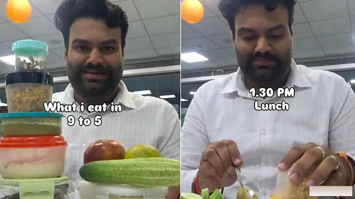 ऑफिस में हर घंटे खाना: नीरज भाटिया का फूड रूटीन सोशल मीडिया पर वायरल