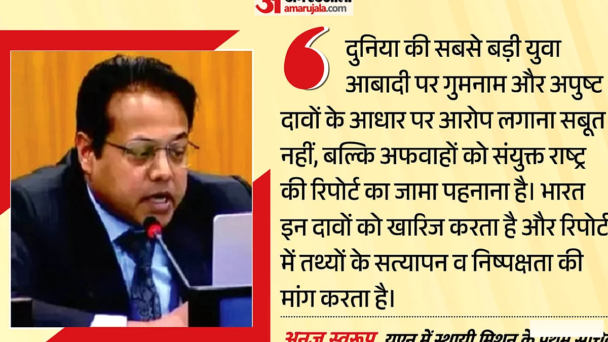 भारत ने यूएन रिपोर्ट पर कड़ा ऐतराज जताया: युवाओं पर लगाए गए आरोपों को खारिज किया