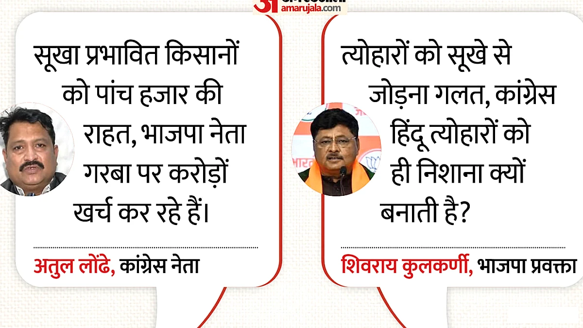 किसानों को ₹5,000 का भुगतान, गरबा पर करोड़ों का खर्च: कांग्रेस ने भाजपा नेताओं पर हमला किया