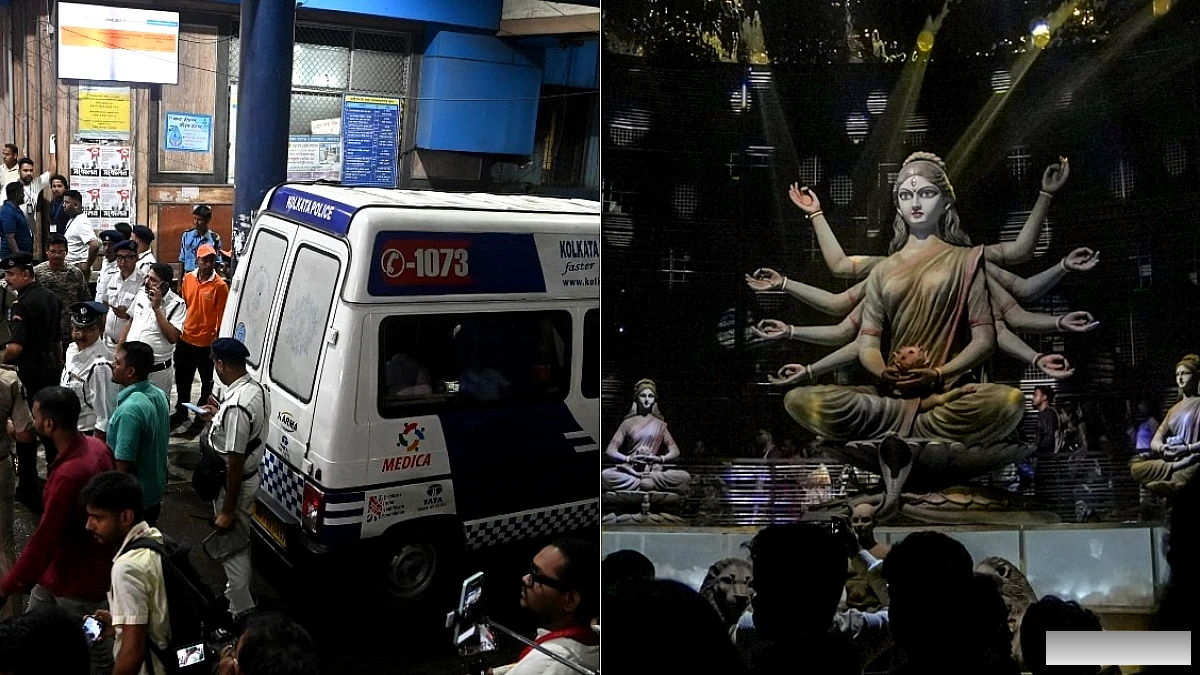 बेस्ट ऑफ द बेस्ट अवॉर्ड प्राप्त चोरबागान पंडाल में भगदड़, 19 मौत, 25 घायल