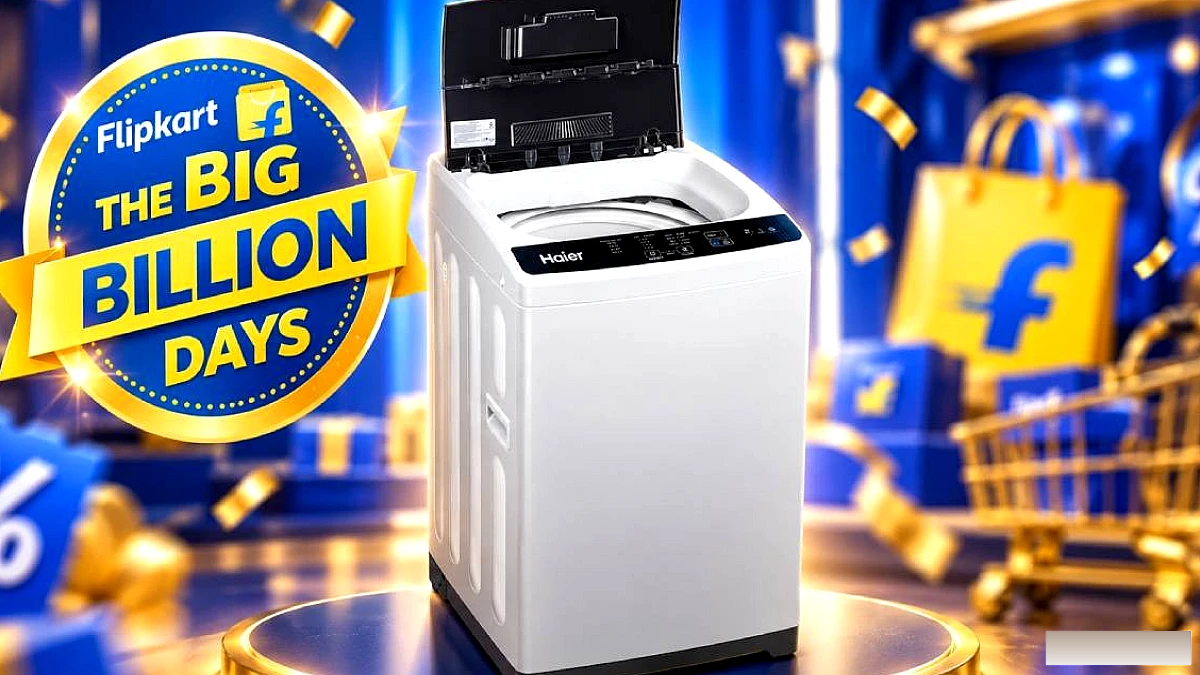 ₹11 000 में Haier वॉशिंग मशीन, Big Billion Days का आखिरी मौका