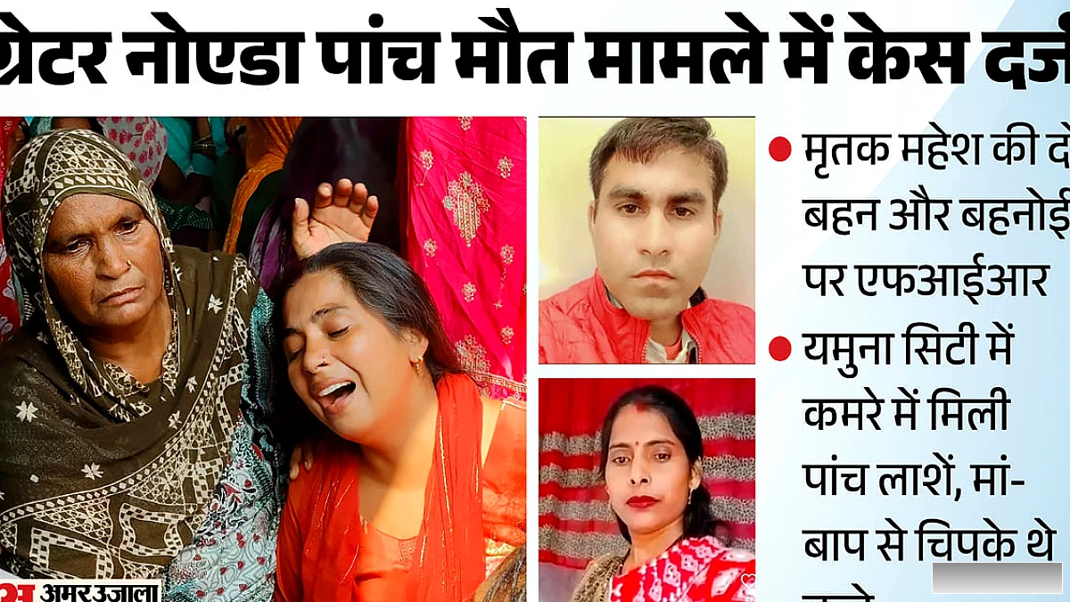 पाँच परिवार के सदस्यों की मौत पर नया मोड़, महेश की दो बहनें और बहनोई गिरफ्तार