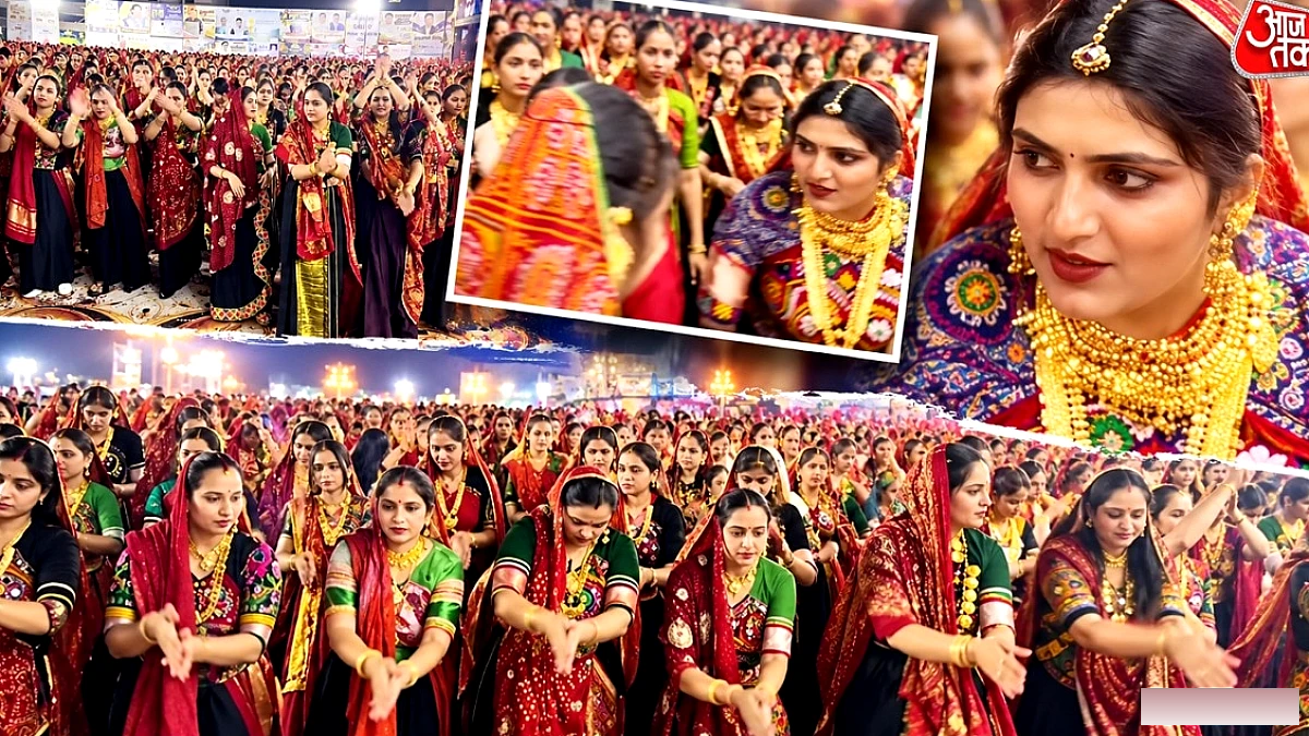 राजकोट में अहीर महिलाओं ने 900 किग्रा सोने के आभूषण पहनकर गरबा किया, मूल्य 1300 करोड़ से अधिक