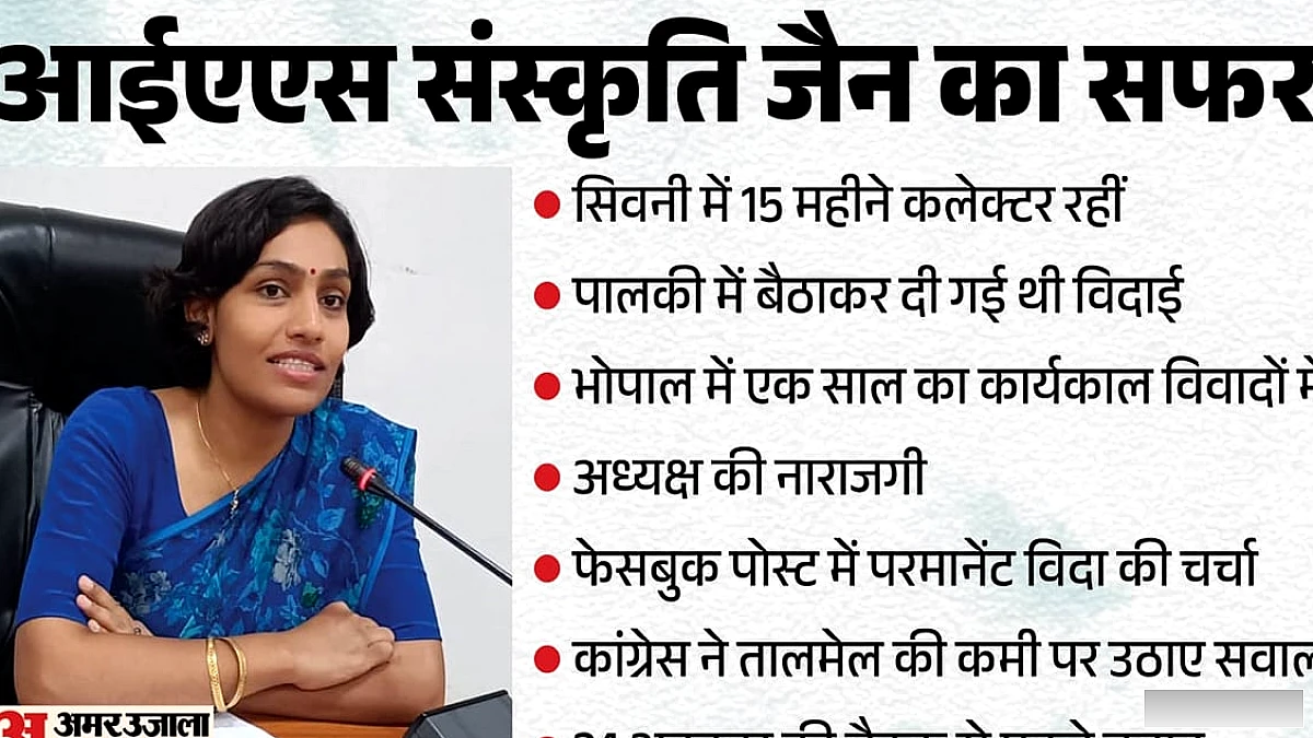 IAS अधिकारी जैन का सांस्कृतिक सफर: शिवणी में विदाई से भोपाल में ट्रांसफर तक