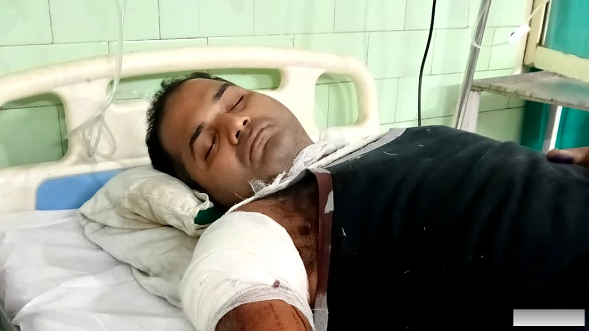 खाद व्यापारी के बेटे पर फायरिंग, आरोपी भी घायल