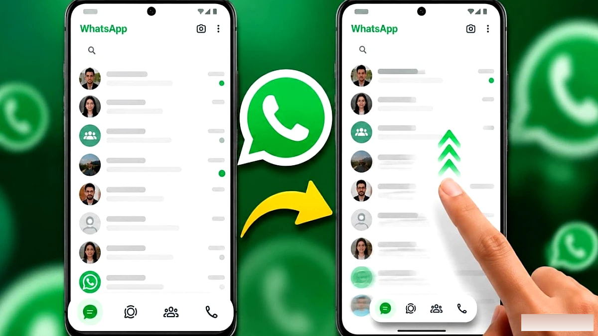 WhatsApp के Android ऐप में नया बॉटम नेविगेशन फीचर, स्क्रीन स्पेस बढ़ेगा