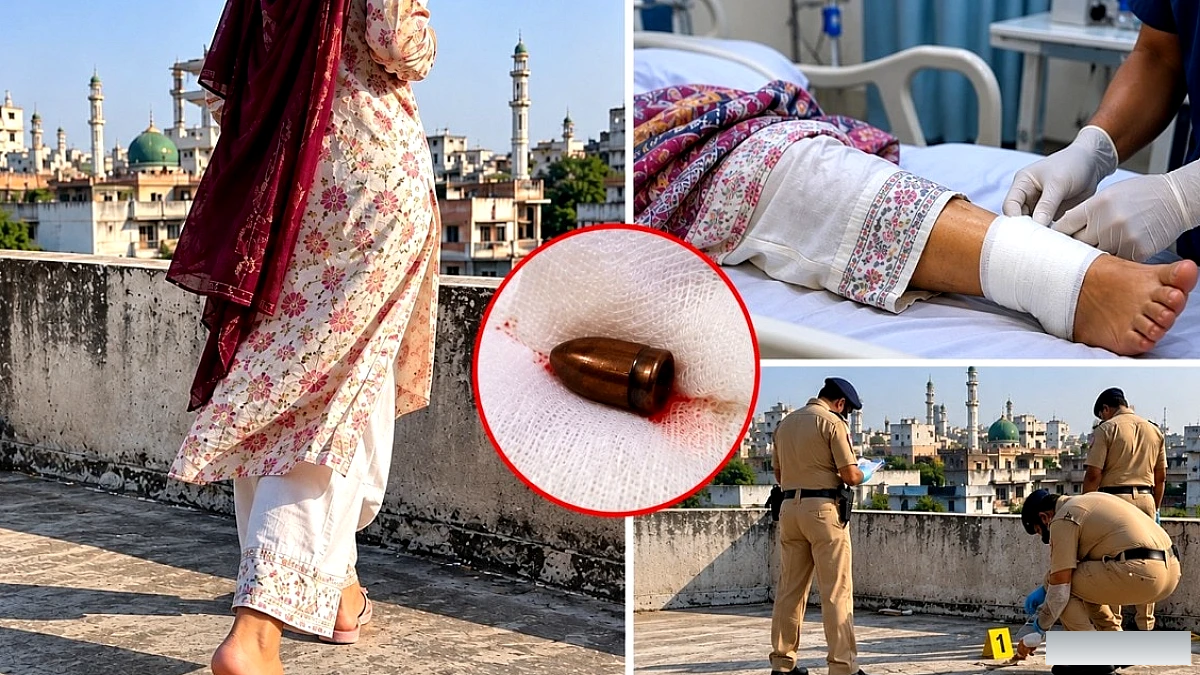 भोपाल में छत पर टहलते हुए सायरा खान के पैर में गोली लगी, पुलिस ने शुरू की व्यापक जांच