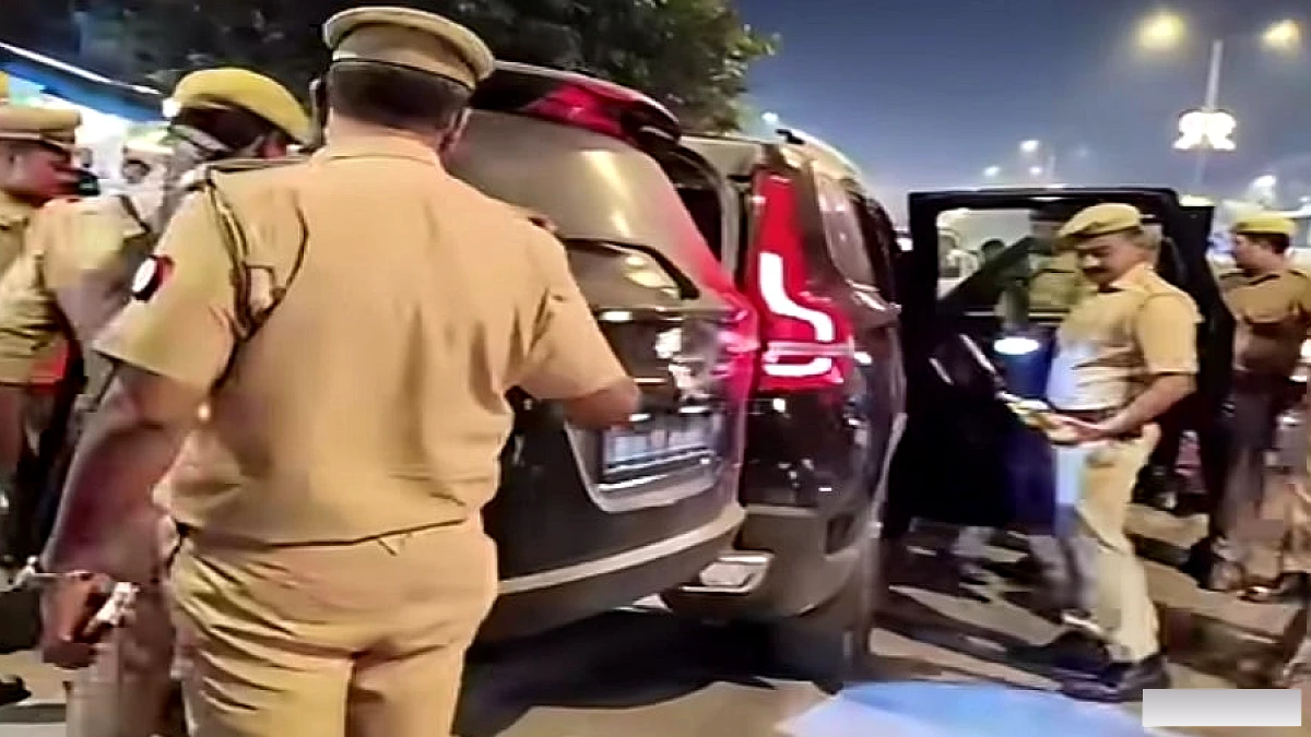 विधायक की स्कॉर्पियो गाड़ी को पुलिस ने खिंचवाया, विधायक नाराज