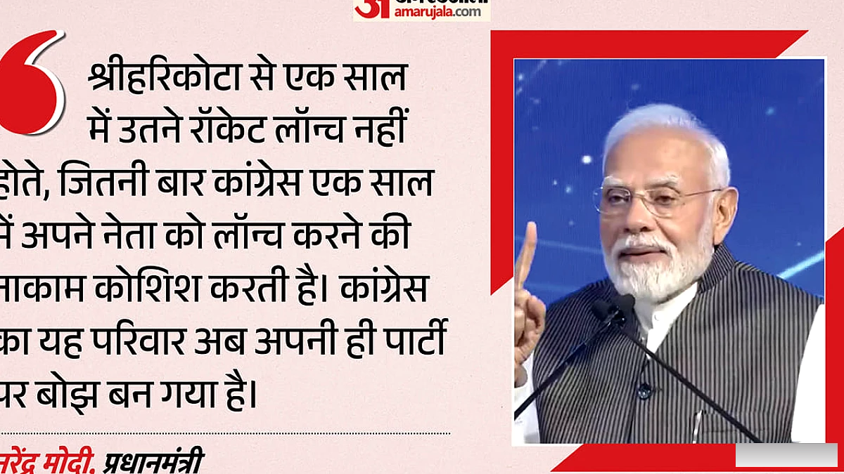मॉदी ने राहुल गांधी को फेल प्रोडक्ट कहा, कांग्रेस पर कड़ा तंज लगाया