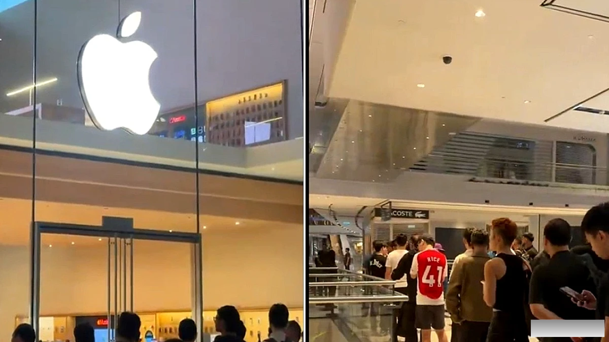 Apple का फोल्डेबल iPhone Duo आज लॉन्च, रात भर लाइन में इंतजार
