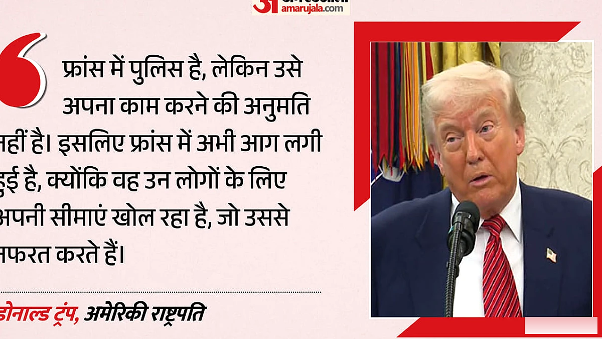 फ्रांस में भड़की विरोध: ट्रम्प ने खुलासा किया कारण, शिक्षा के लिए नहीं