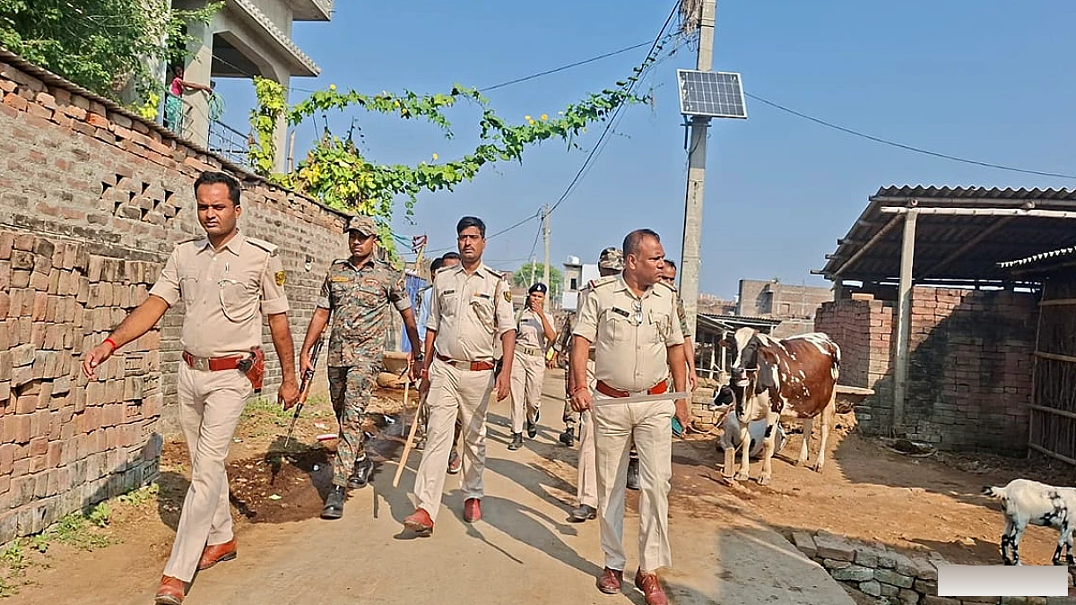 खेत विवाद के बाद फायरिंग की सूचना से हड़कंप, कई थानों की पुलिस तैनात; हिरासत में लिए गए लोग