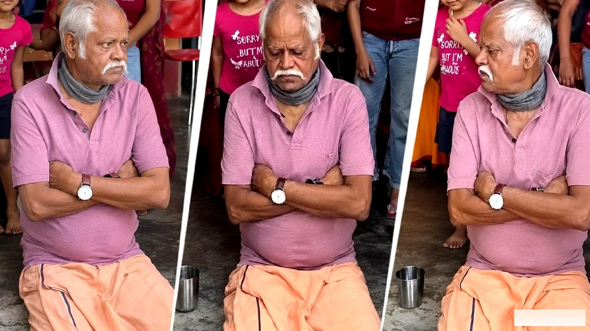 राष्ट्रीय पुरस्कार विजेता संजय मिश्रा ने गांव में लुंगी‑टीशर्ट में दिखाया सादगीभरा अंदाज़, वीडियो वायरल