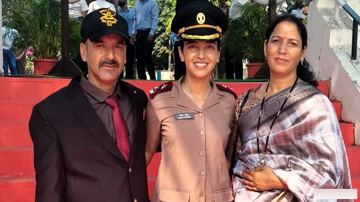 पिता की 24‑साल की सेना सेवा के बाद बेटी बनीं लेफ्टिनेंट
