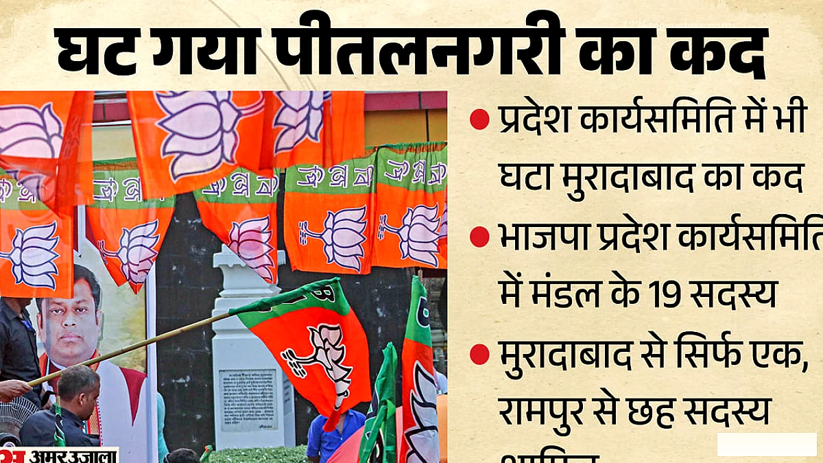 उपाध्यक्षों के बीच मुरादाबाद का प्रतिनिधित्व घटा, केवल एक ही सदस्य चुना गया