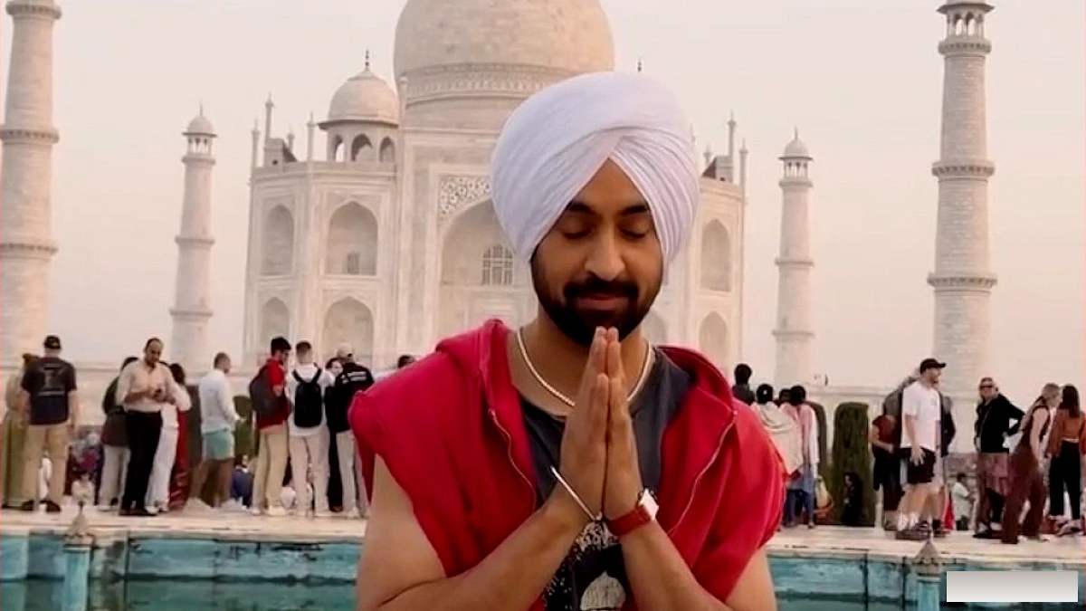 दिलजीत दोसांझ ने आगरा में कहा, "इंडिया आए हैं तो…