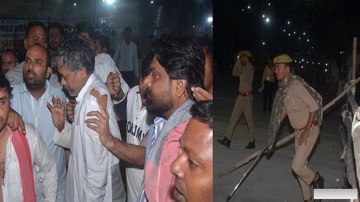 आगरा में एमएलसी चुनाव के दौरान भाजपा‑सपा कार्यकर्ताओं में मारपीट, प्रत्याशियों के कपड़े फटे, मतगणना पर बवाल