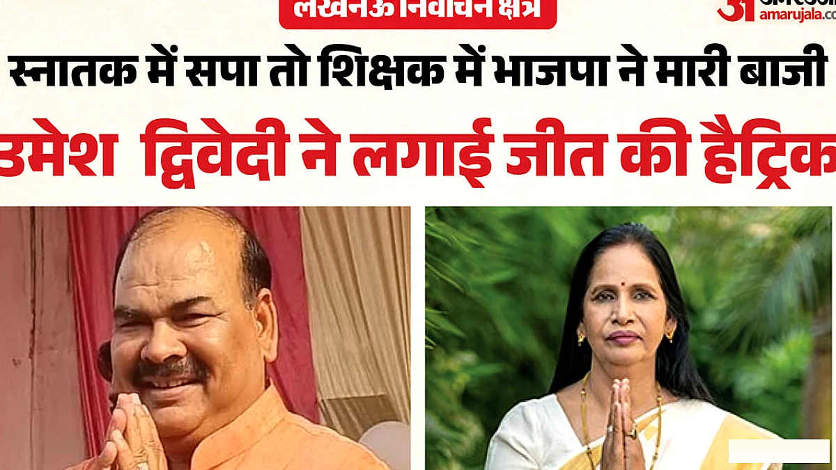 लखनऊ मंडल में सपा और भाजपा के हाथ आई एक-एक सीट, खाली हाथ रहे शिक्षक संगठन-निर्दलीय