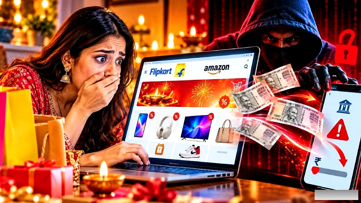दिवाली ऑनलाइन शॉपिंग में सस्ते ऑफर का लालच, बचें बैंक अकाउंट खाली होने से