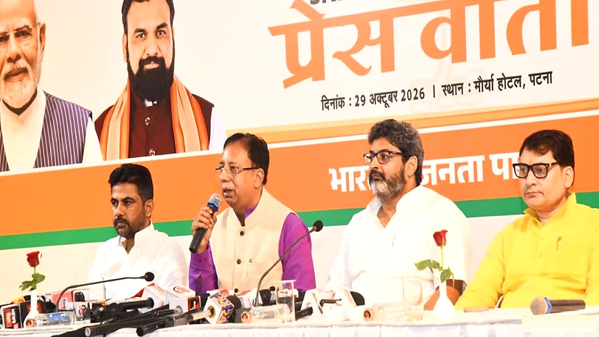 भाजपा ने विपक्ष के SIR आरोपों पर जवाब दिया, सांसद संजय जायसवाल ने कांग्रेस पर भ्रम फैलाने का आरोप लगाया
